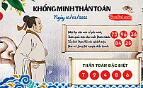 Hình ảnh kho tàng Khổng Minh Thần Toán dự đoán XSMB ngày 16/03/2025
