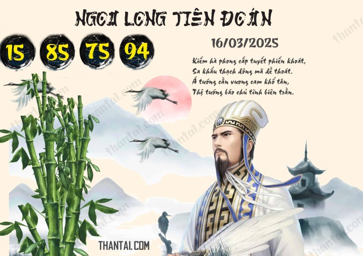 Ngọa Long Tiên Đoán 01/03/2025