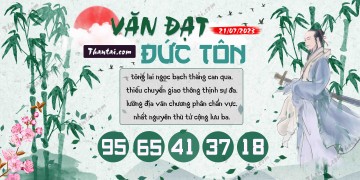 Văn Đạt Đức Tôn 21/07/2023