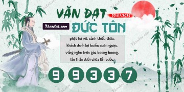 Văn Đạt Đức Tôn 22/01/2023