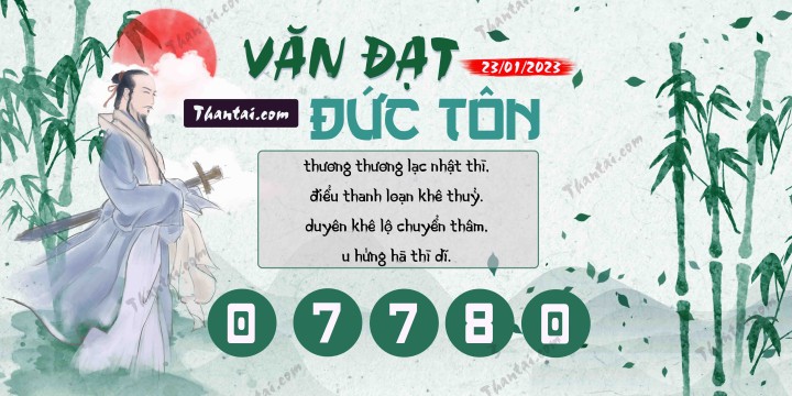 Văn Đạt Đức Tôn 08/01/2023