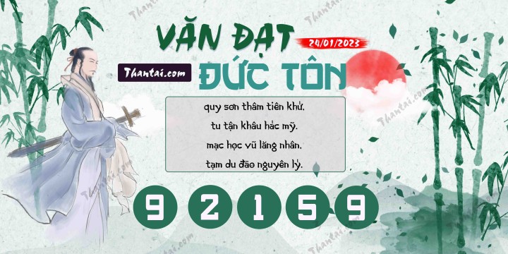 Văn Đạt Đức Tôn 09/01/2023
