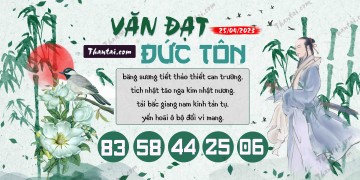 Văn Đạt Đức Tôn 25/04/2023