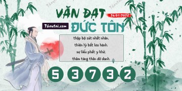 Văn Đạt Đức Tôn 26/01/2023