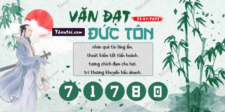 Văn Đạt Đức Tôn 13/01/2023