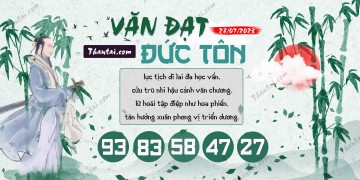 Văn Đạt Đức Tôn 28/07/2023