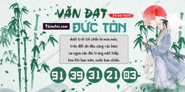 Văn Đạt Đức Tôn 29/04/2023