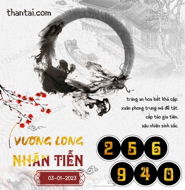 Vương Long Nhãn Tiễn 03/01/2023