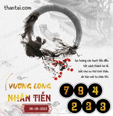 Vương Long Nhãn Tiễn 06/08/2023