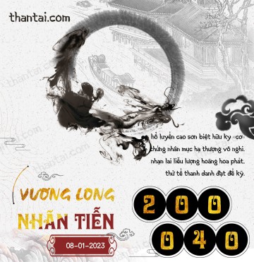 Vương Long Nhãn Tiễn 08/01/2023