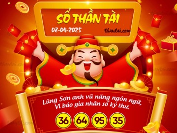 SỔ THẦN TÀI 08/04/2025