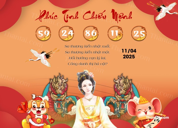 Phúc Tinh Chiếu Mệnh 27/03/2025