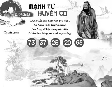 MẠNH TỬ HUYỀN CƠ 11/04/2025