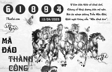 MÃ ĐÁO THÀNH CÔNG 13/04/2025