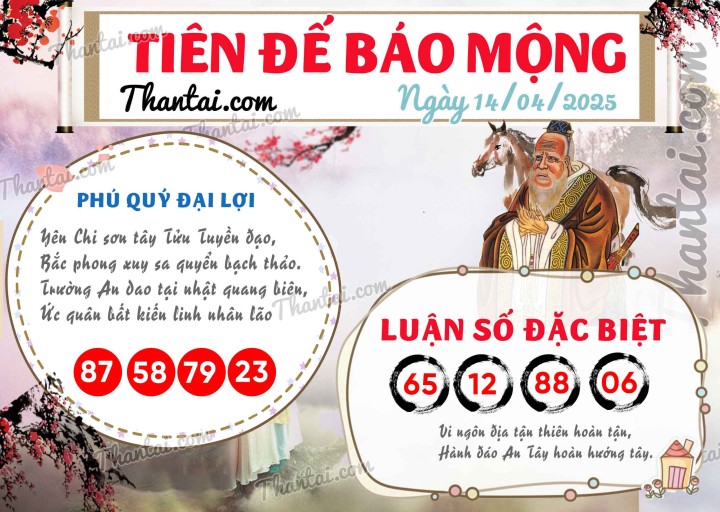 Tiên Đế Báo Mộng 30/03/2025