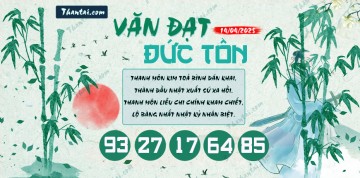 Văn Đạt Đức Tôn 14/04/2025