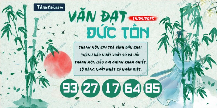 Văn Đạt Đức Tôn 30/03/2025