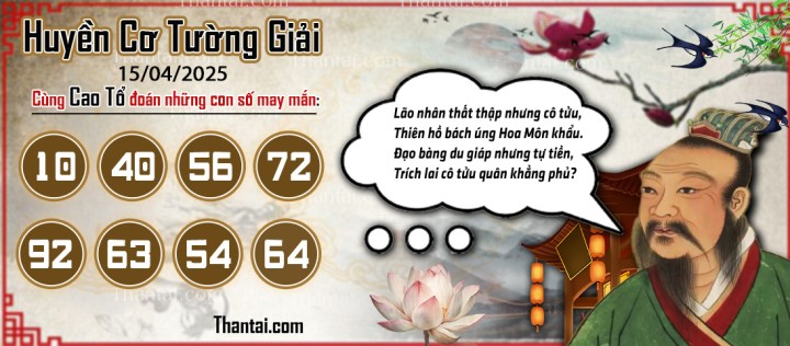 Huyền Cơ Tường Giải 31/03/2025