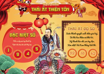 Thái Ất Thiên Tôn 15/04/2025