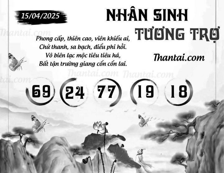 NHÂN SINH TƯƠNG TRỢ 31/03/2025