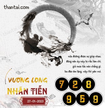 Vương Long Nhãn Tiễn 27/01/2023