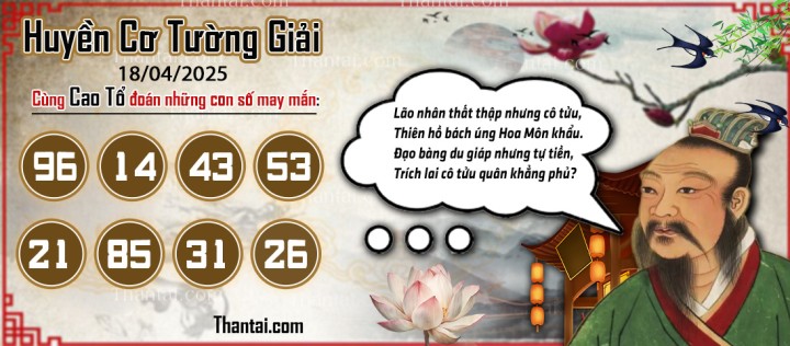 Huyền Cơ Tường Giải 03/04/2025