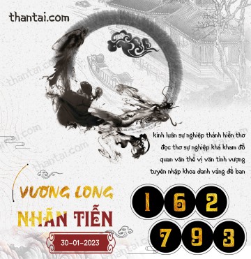 Vương Long Nhãn Tiễn 30/01/2023