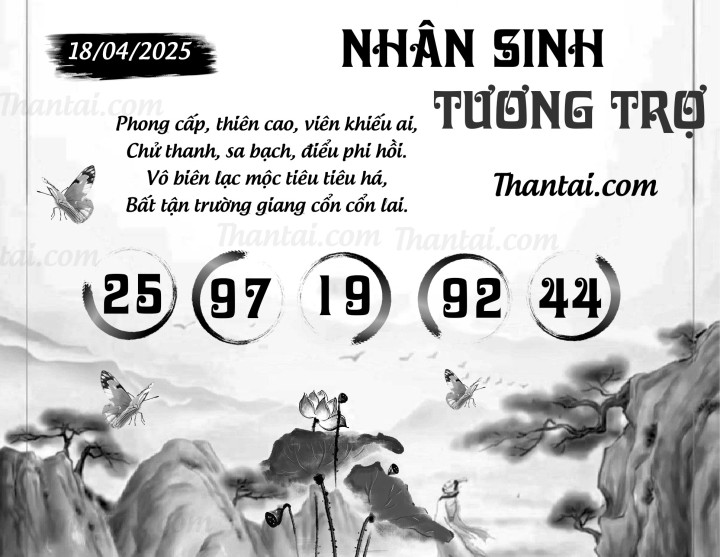 NHÂN SINH TƯƠNG TRỢ 03/04/2025