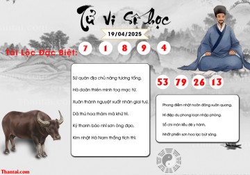 TỬ VI SỐ HỌC 19/04/2025