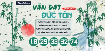 Văn Đạt Đức Tôn 20/04/2025