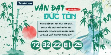 Văn Đạt Đức Tôn 21/04/2025