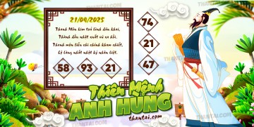 THIÊN MỆNH ANH HÙNG 21/04/2025