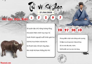 TỬ VI SỐ HỌC 21/04/2025