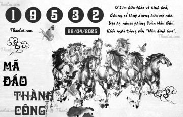 MÃ ĐÁO THÀNH CÔNG 22/04/2025