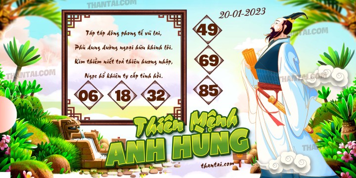 THIÊN MỆNH ANH HÙNG 05/01/2023