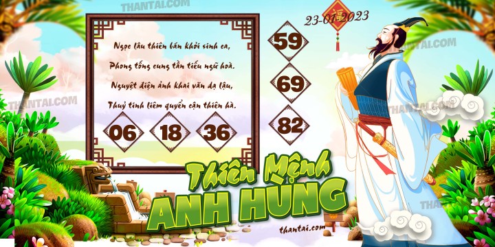 THIÊN MỆNH ANH HÙNG 08/01/2023