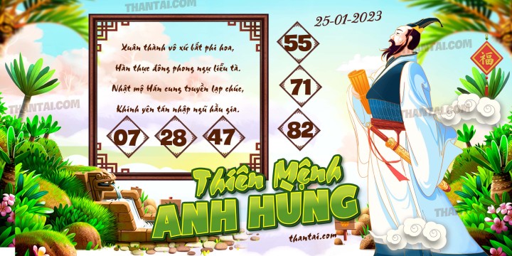THIÊN MỆNH ANH HÙNG 10/01/2023