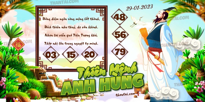 THIÊN MỆNH ANH HÙNG 14/01/2023