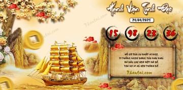 Hạnh Vận Tinh Đạo 24/04/2025