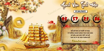 Hạnh Vận Tinh Đạo 25/04/2025