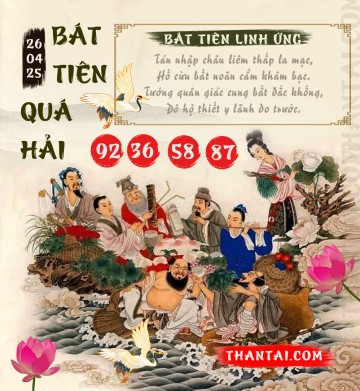BÁT TIÊN QUÁ HẢI 26/04/2025