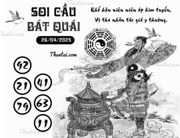 SOI CẦU BÁT QUÁI 26/04/2025