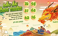 Hình ảnh kho tàng Dấu Ấn Rồng Thiên dự đoán XSMB ngày 27/04/2025