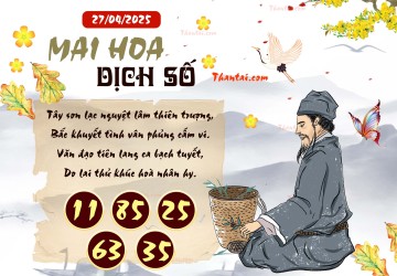 Mai Hoa Dịch Số 27/04/2025