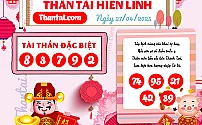 Hình ảnh kho tàng THẦN TÀI HIỂN LINH dự đoán XSMB ngày 27/04/2025
