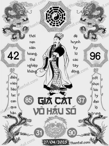 GIA CÁT VÕ HẦU SỐ 27/04/2025