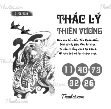 THÁC LÝ THIÊN VƯƠNG 01/05/2025