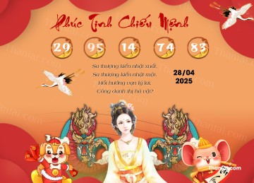 Phúc Tinh Chiếu Mệnh 28/04/2025