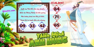 THIÊN MỆNH ANH HÙNG 03/04/2023