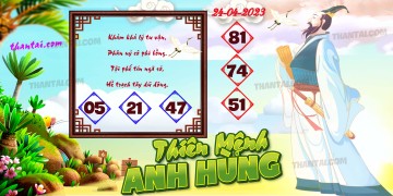 THIÊN MỆNH ANH HÙNG 24/04/2023